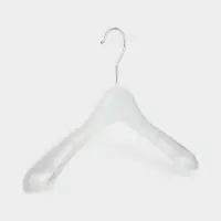 Плечики - вешалка для одежды, 38&times;23 см, прозрачные