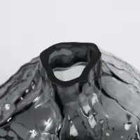 Ваза &laquo;Джино&raquo;, 16&times;19 см, стекло. чёрная