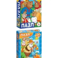 Пазлы &laquo;Любимые сказки и животные&raquo;, большой набор 10в1