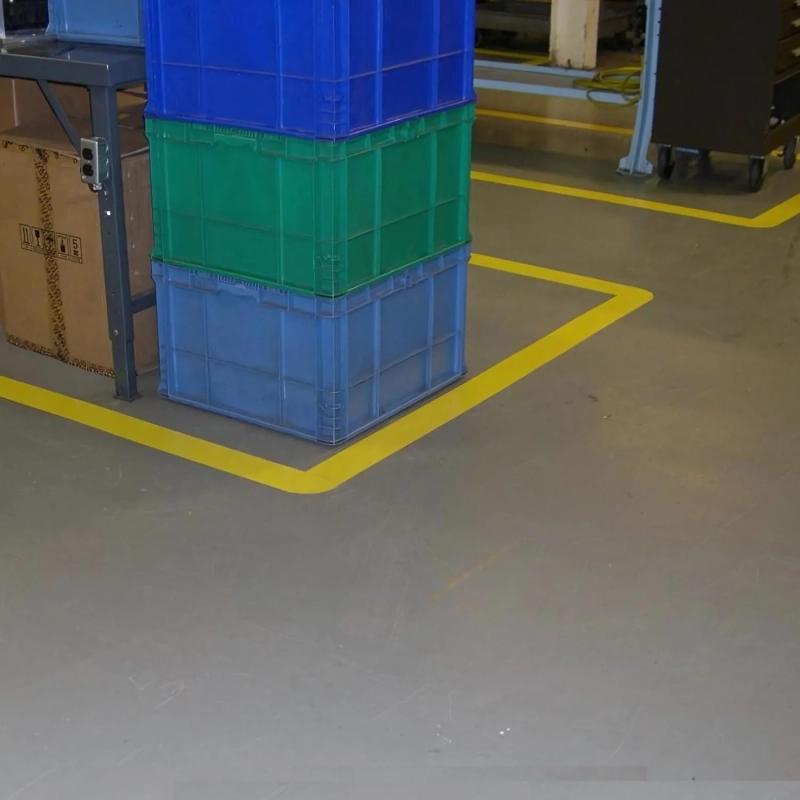 Лента для разметки ПВХ 50мм х 33м (150мкм) желтый