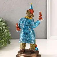 Фигура полистоун &laquo;Клоун-жонглирует шариками&raquo;, 13.4&times;11&times;24 см