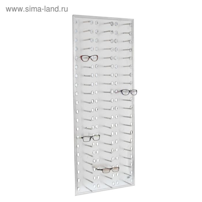 Пластик-лист для очков 42×117, 60 мест