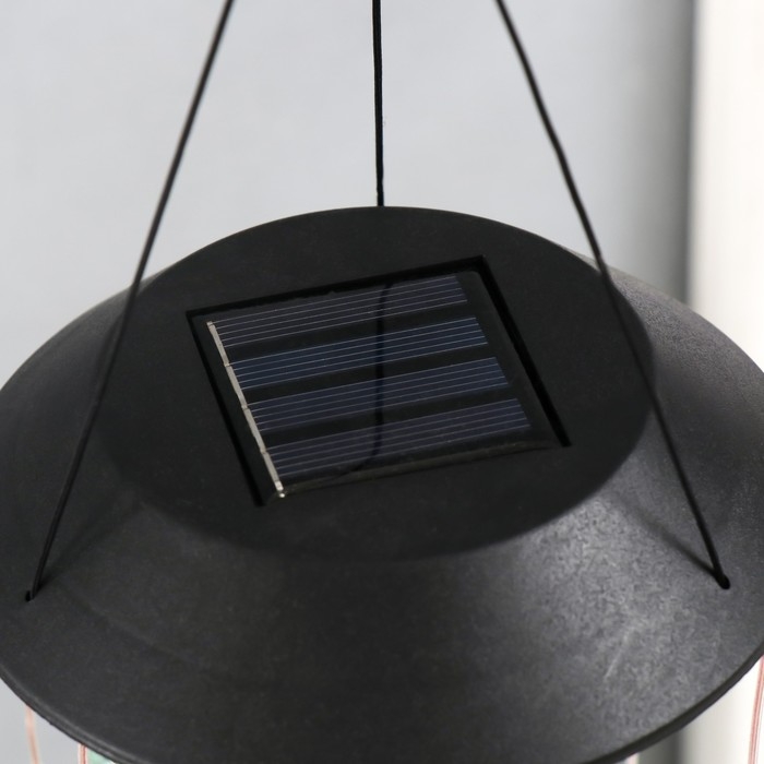 Музыка ветра с подсветкой от солнечной батареи Музыка ветра с подсветкой от солнечной батареи "Бабочки" 13х13х55 см