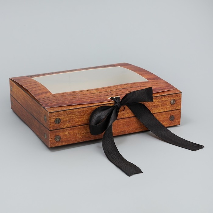 Коробка-фоторамка подарочная складная, упаковка, «Настоящему мужчине», 20 х 18 х 5 см Коробка-фоторамка подарочная складная, упаковка, «Настоящему мужчине», 20 х 18 х 5 см