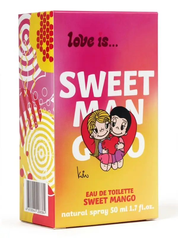 Туалетная вода с феромонами Love is Sweet mangot, 50 мл