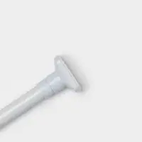 Карниз для ванной Доляна, телескопический, 110-200 см, усиленный, белый
