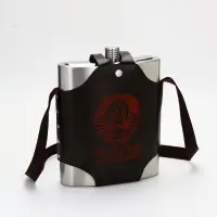 Фляжка для алкоголя &laquo;СССР&raquo;, нержавеющая сталь, чехол, 3.8 л