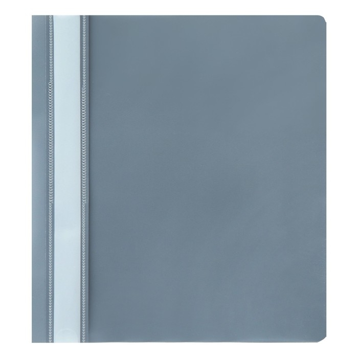 Набор папок-скоросшивателей А5, 5 штук, Calligrata, 180 мкм, с прозрачным верхом, серый Набор папок-скоросшивателей А5, 5 штук, Calligrata, 180 мкм, с прозрачным верхом, серый