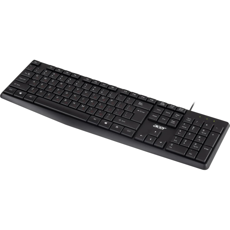 Клавиатура Acer OKW121 черный USB (ZL.KBDEE.00B)