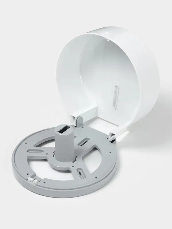 Диспенсер туалетной бумаги, пластик белый, втулка 4 см Диспенсер туалетной бумаги, пластик белый, втулка 4 см