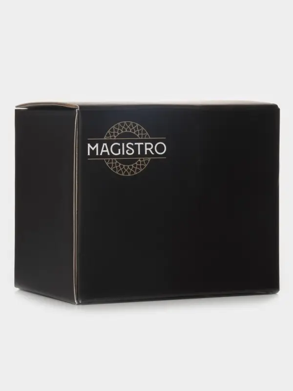 Кружка Magistro &laquo;Сара&raquo;, 380 мл, 9&times;12.5 см, боросиликатное стекло, прозрачная
