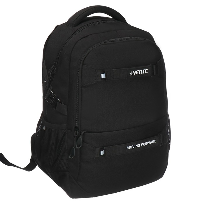 Рюкзак молодежный 44 х 30 х 20, эргономичная спинка, deVENTE Moving Forward 19L, Black 7032412 Рюкзак молодежный 44 х 30 х 20, эргономичная спинка, deVENTE Moving Forward 19L, Black 7032412
