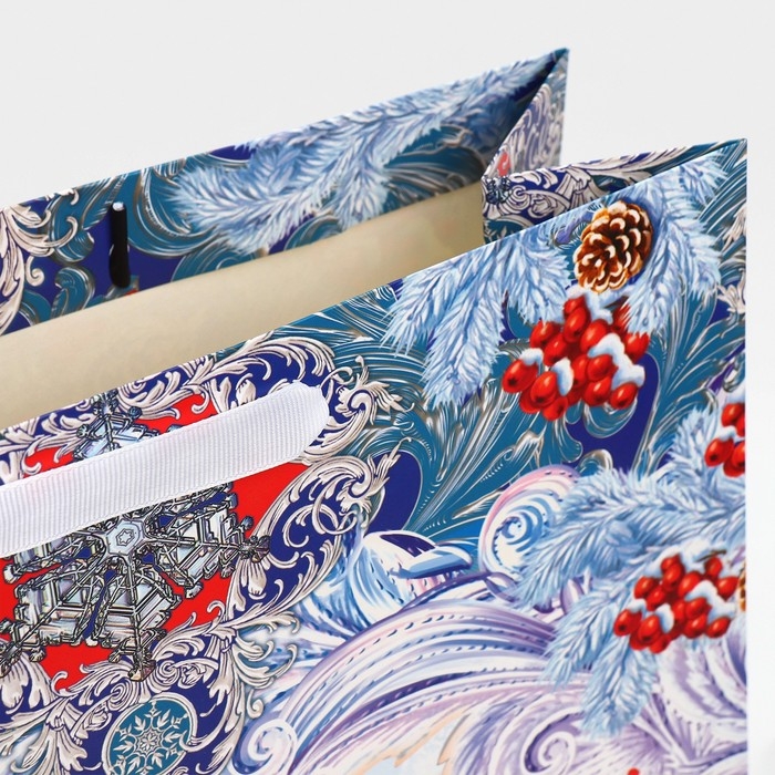 Пакет подарочный новогодний ламинированный «Дедушка Мороз», L 31 х 40 х 11,5 см, Новый год Пакет подарочный новогодний ламинированный «Дедушка Мороз», L 31 х 40 х 11,5 см, Новый год