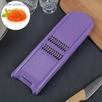 Тёрка для корейской моркови Libra Plast &laquo;Эконом&raquo;, 8.5&times;27.5&times;1.5 см, МИКС