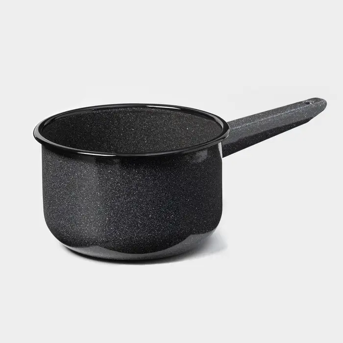 Ковш эмалированный цилиндрический, 1.5 л, МИКС