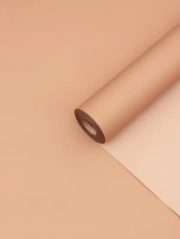 Пленка для цветов, матовая, бежевый, 0.57&times;30 м &plusmn;5 %, 65 мкм