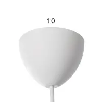 Светильник подвесной &laquo;Хоста&raquo;, 1&times;15 Вт, Е27, 29&times;29&times;13(74) см, белый