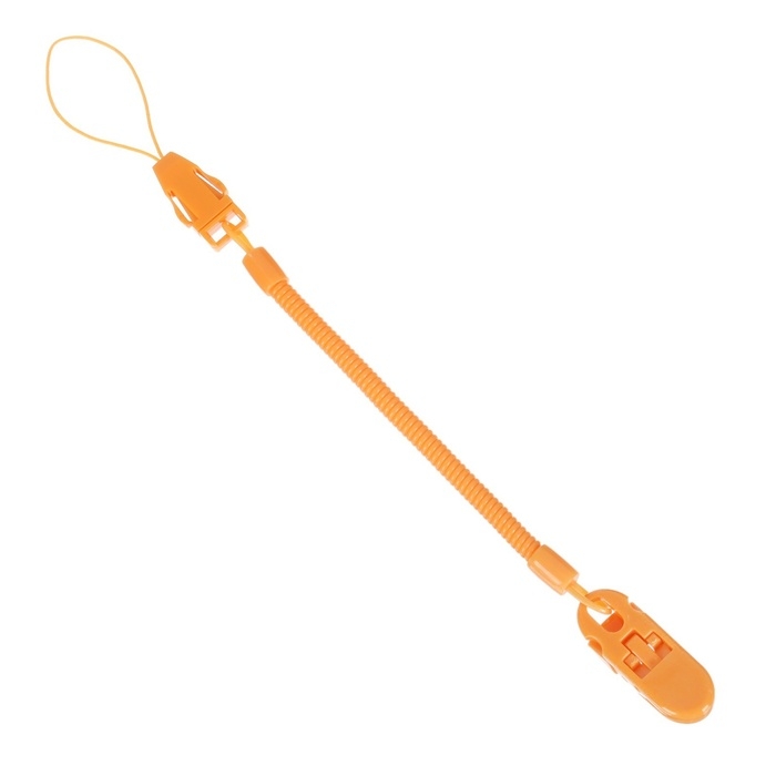 Соска - пустышка ортодонтическая, силикон, +6 мес., с держателем цвет оранжевый Соска - пустышка ортодонтическая, силикон, +6 мес., с держателем цвет оранжевый