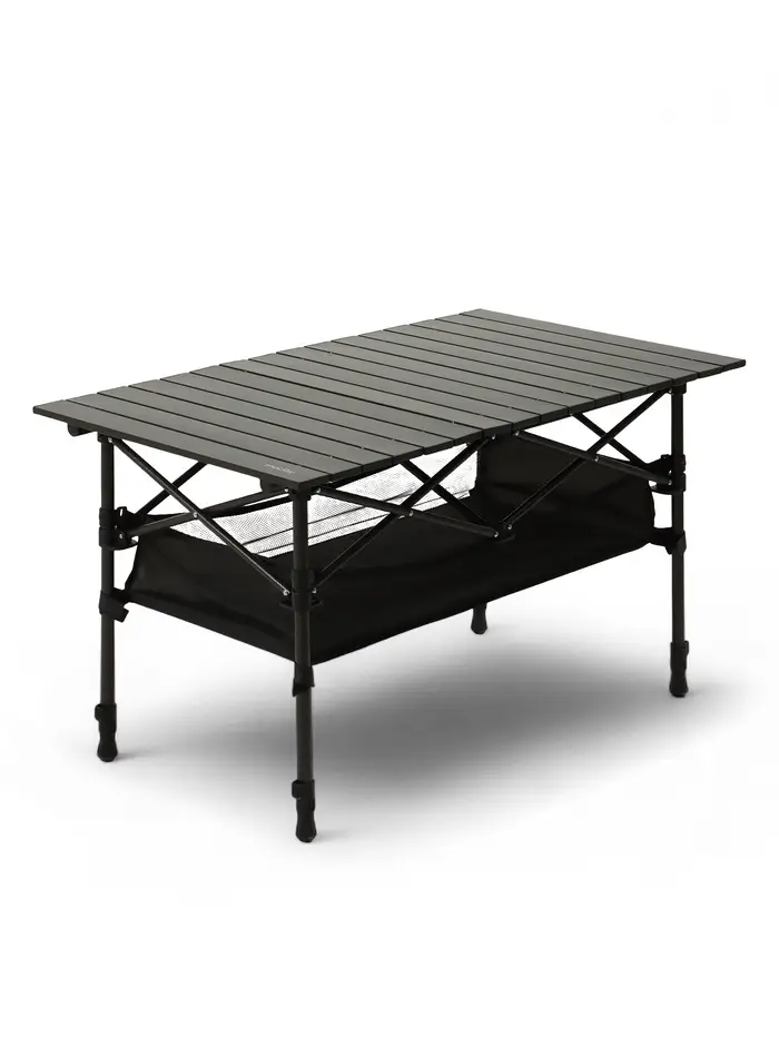 Стол туристический Maclay, 95&times;55&times;50/74 см, с органайзером, чёрный