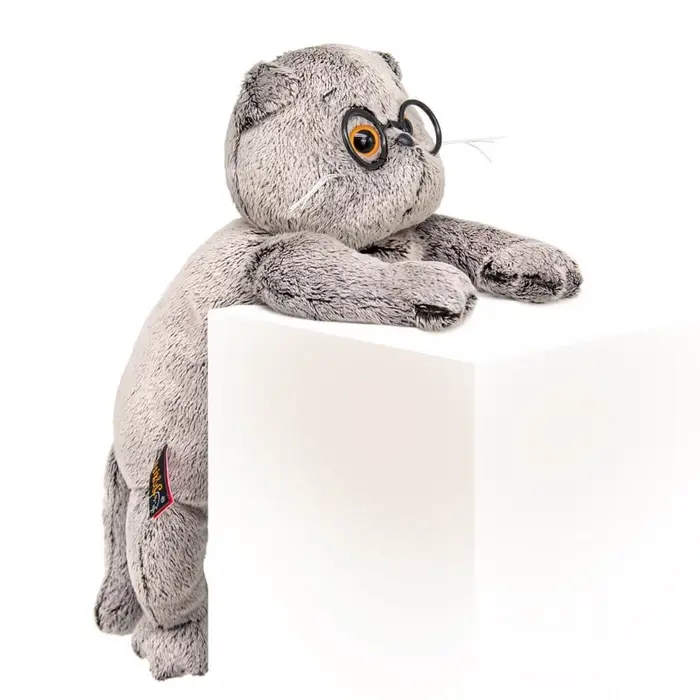 Мягкая игрушка "Кот Басик в очках, 27 см Kh27-001