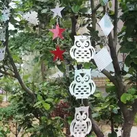 Отпугиватель для птиц, светоотражающий, &laquo;Три совы с колокольчиком&raquo;, Greengo