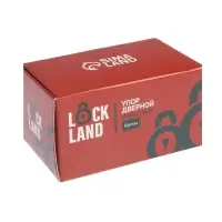 Упор дверной LOCKLAND, магнитный, цвет бронза