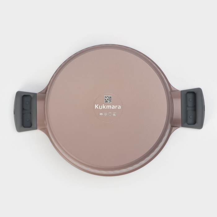 Кастрюля Stella, 3.2 л, d=23 см, h=11 см, стеклянная крышка, антипригарное покрытие