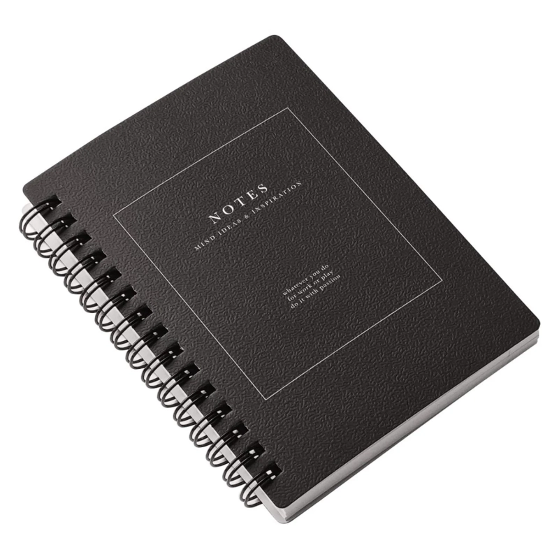 Блокнот 100х140мм 120л.клетка,спираль,Be Smart Notes черн,N3731