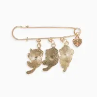 Булавка &laquo;Котята&raquo;, игривые, 7 см, цветная в золоте