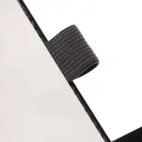 Ежедневник недатированный формат А5, с хлястиком, 112л, линия, держатель, пвх, Черный Ежедневник недатированный формат А5, с хлястиком, 112л, линия, держатель, пвх, Черный