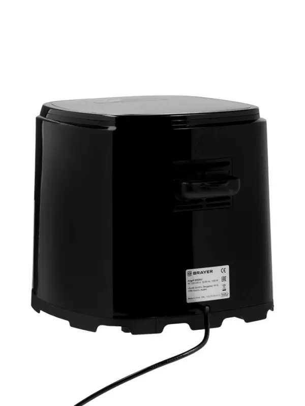 Аэрогриль BRAYER 2037BR,1500Вт,5л,7 программ,200&deg;С, LCD-дисплей таймер,решетка,черно-серый