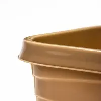 Ящик балконный для цветов, 12 л, 60&times;18&times;16 см, пластиковый, тёмно-бежевый