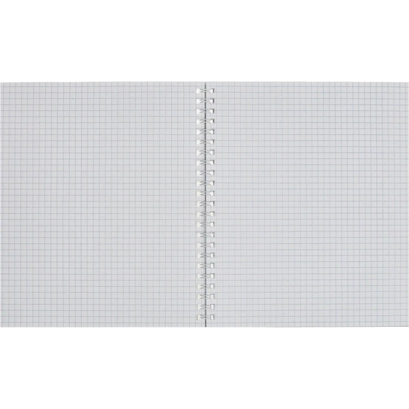 Тетрадь общая Attache,60л,клет,А5,спир,обл.мел.карт