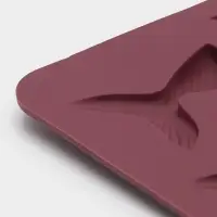 Форма для шоколада Доляна &laquo;Хвост&raquo;, силикон, 25&times;22.5&times;0.4 см, 18 ячеек (5.3&times;4 см), МИКС