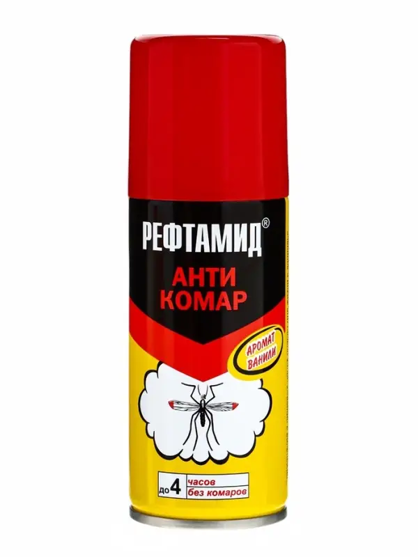 Аэрозоль Репеллент &laquo;Рефтамид&raquo;, Антикомар, от комаров, 100 мл