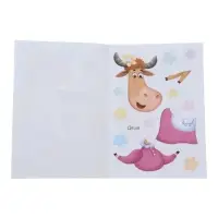 Книга - аппликация &laquo;Буренка Даша. Веселая семья&raquo;, А5, 14 стр.