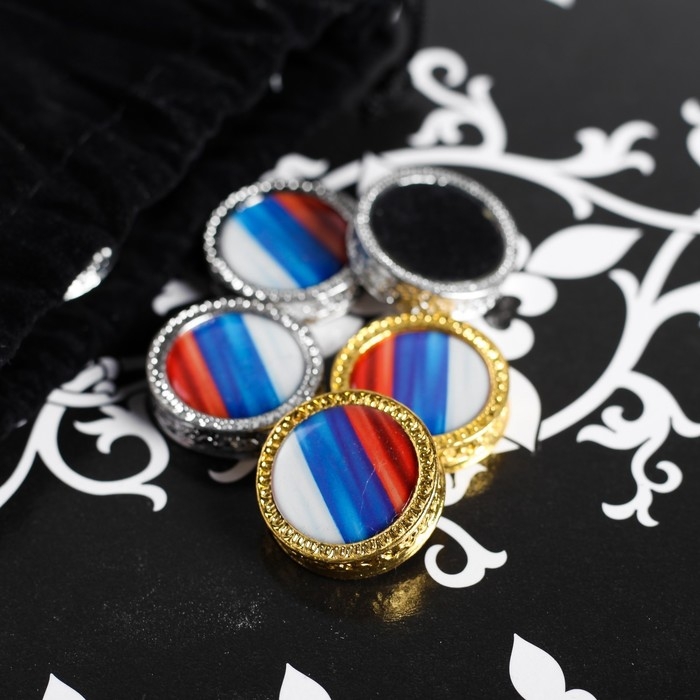 Нарды в мешочке с полем &laquo;Президент&raquo;, 13 х 20 см