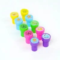 Оценочные печати "Смайлы" набор 10 шт, вид МИКС