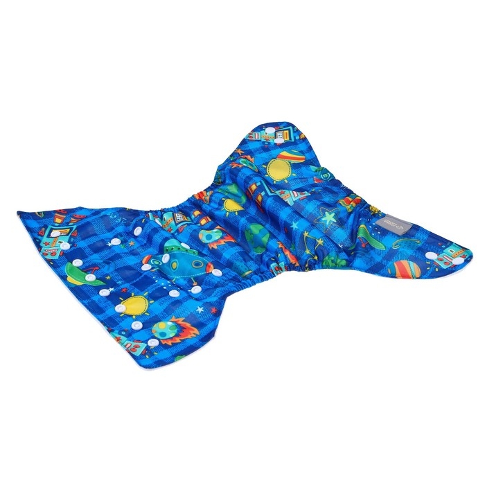Многоразовый подгузник «Космос», 3-15 кг, цвет синий, Крошка Я Многоразовый подгузник «Космос», 3-15 кг, цвет синий, Крошка Я
