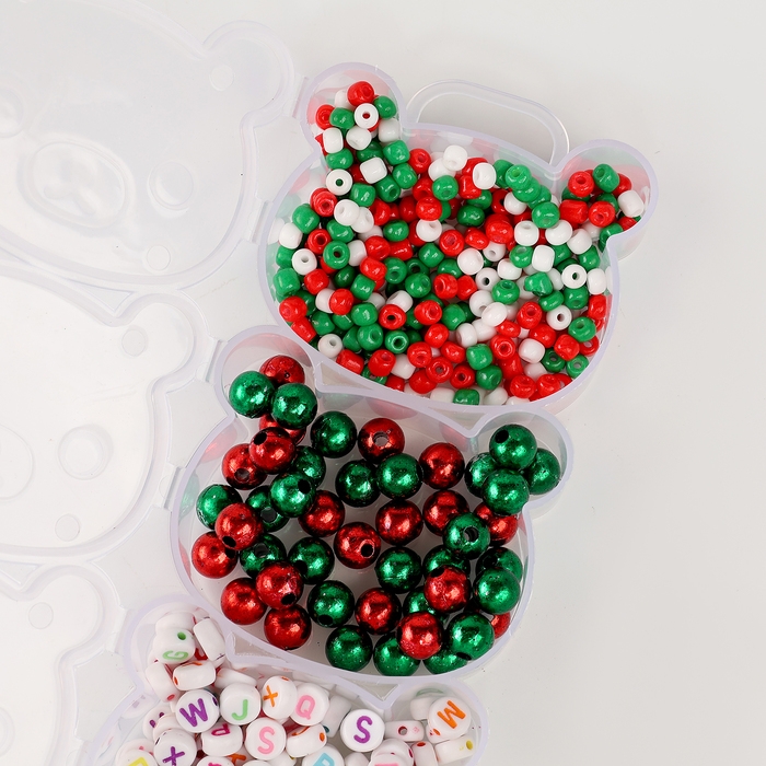 Набор для творчества «Новогоднее украшение из бусин», виды МИКС Набор для творчества «Новогоднее украшение из бусин», виды МИКС