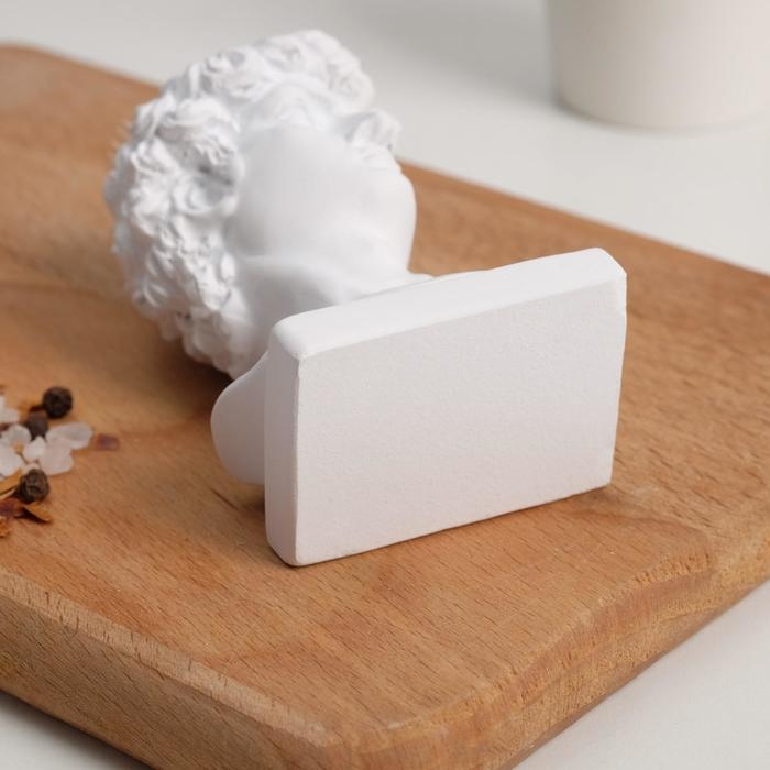 Подставка для зубочисток «Давид», белая, 5х5х9 см Подставка для зубочисток «Давид», белая, 5х5х9 см