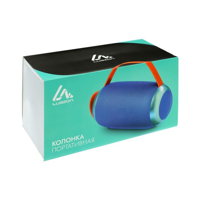 Портативная колонка Luazon LAB-54, 10 Вт, 1200 мАч, microSD, AUX, USB, красная Портативная колонка Luazon LAB-54, 10 Вт, 1200 мАч, microSD, AUX, USB, красная