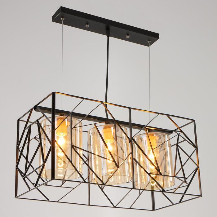 Светильник BayerLux 1692/3  E27 40Вт черный 23,5х48х24,5 см