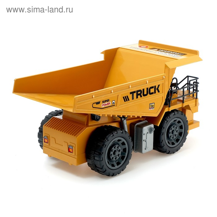 Самосвал радиоуправляемый «Стройка» работает от аккумулятора Самосвал радиоуправляемый «Стройка» работает от аккумулятора
