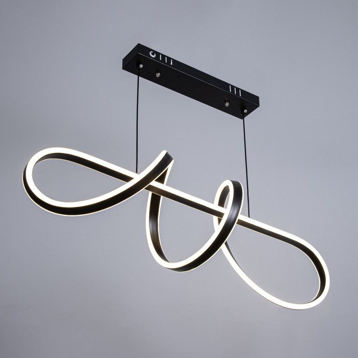 Светильник с ПДУ Светильник с ПДУ "Вирджин" LED 150Вт 3000-6000К черный 80х24х26 см