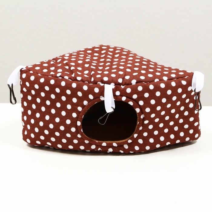 Домик  Домик "Уголок" для грызунов 19*28,5*12 см, бязь флис, поролон