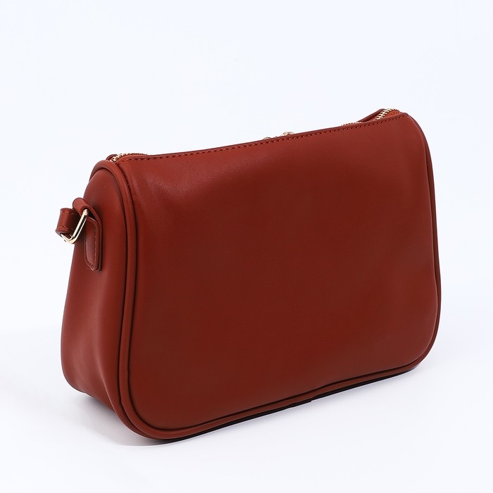 Сумка кросс-боди на молнии, цвет коричневый Сумка кросс-боди на молнии, цвет коричневый