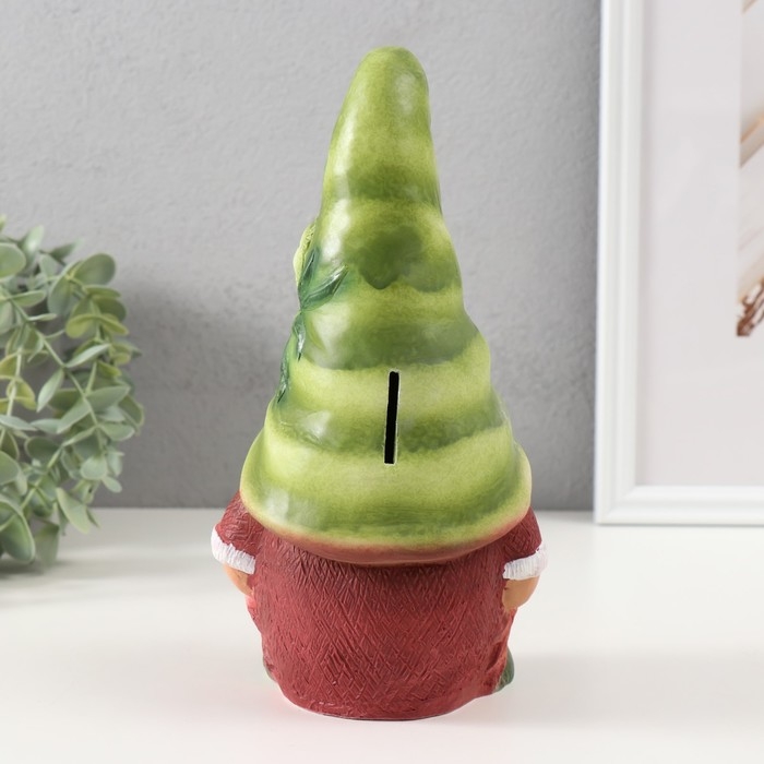 Копилка Копилка "Гном Сканди" высота 22,5 см, ширина 9,5 см, длина 11,5 см.