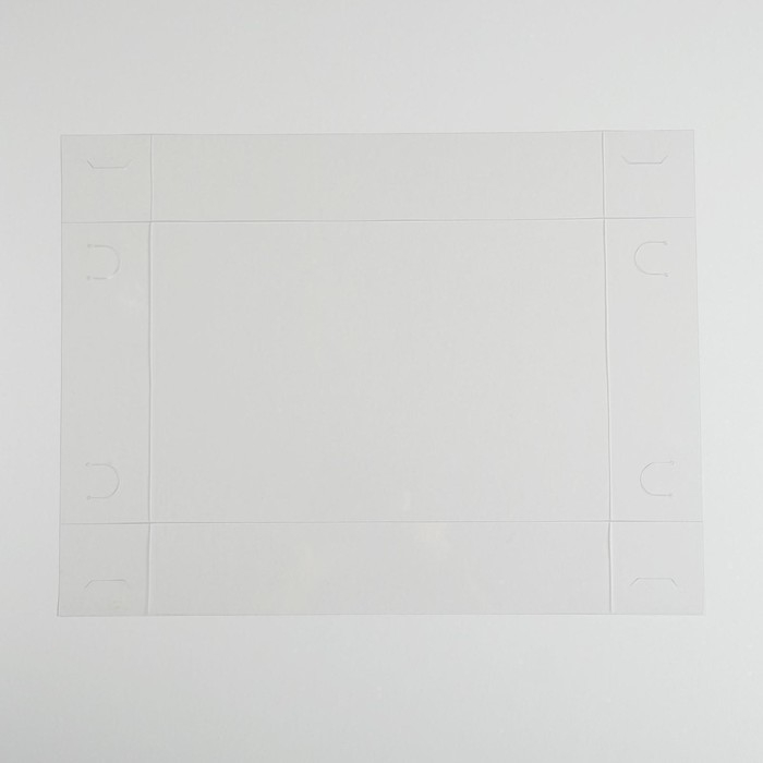 Коробка для печенья, кондитерская упаковка с PVC крышкой, «Чудесных мгновений», 20 х 30 х 8 см