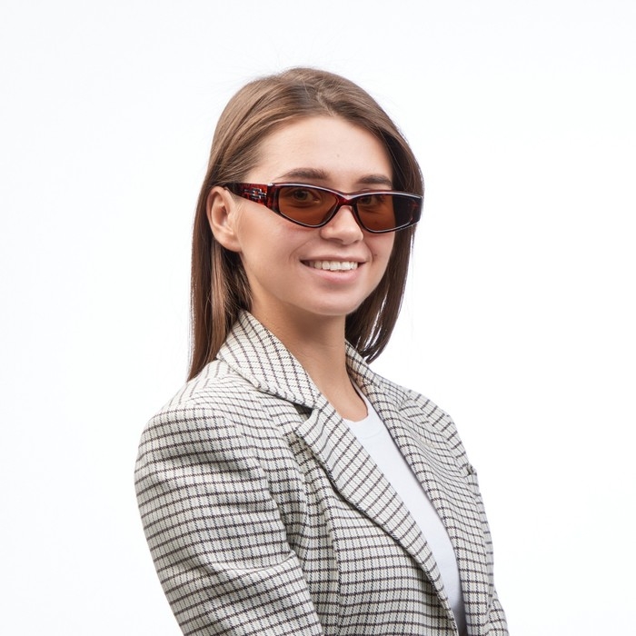 Очки солнцезащитные Очки солнцезащитные "OneSun", uv 400, дужка 14.5 см, ширина 14.7 см, линза 3.2 х 5.5 см